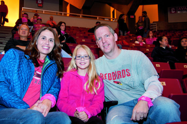 Marissa, Marin and Mike Moss